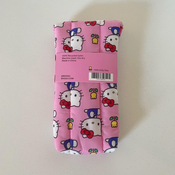 Baggu Hello Kitty Pink Glasses Sleeve NWT - Picture 3 of 3
